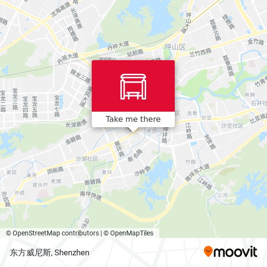 东方威尼斯 map