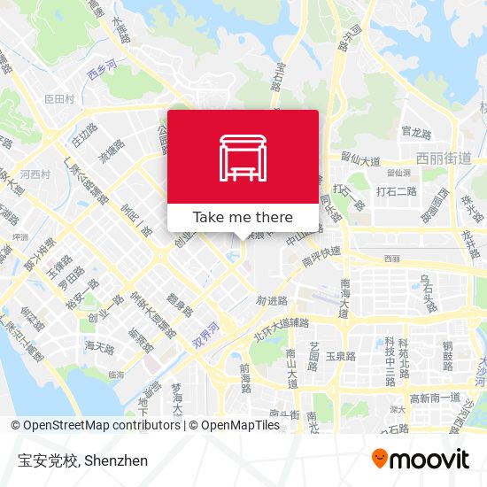 宝安党校 map