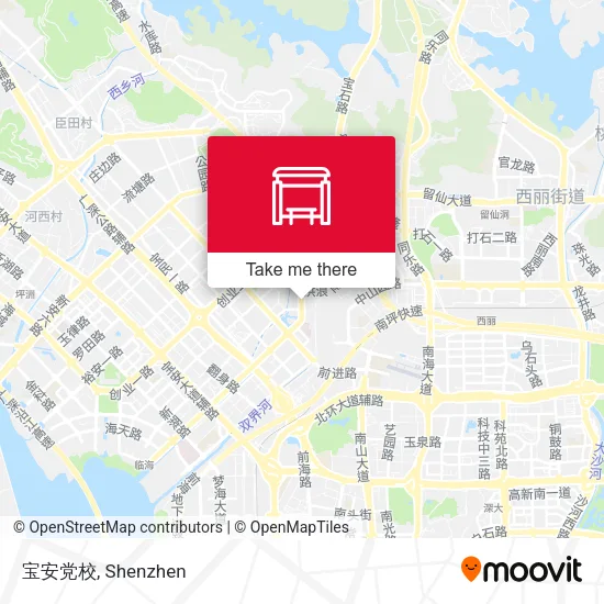 宝安党校 map