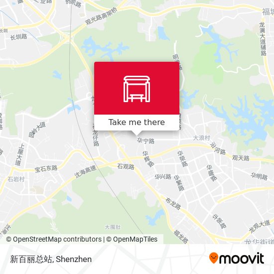 新百丽总站 map