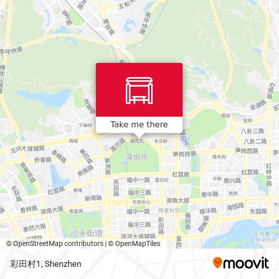 彩田村1 map