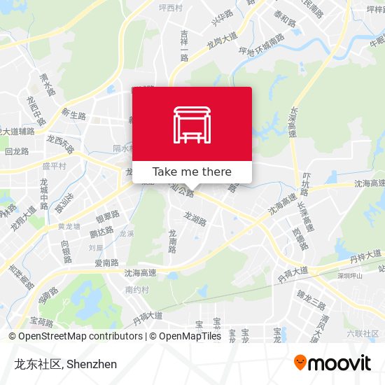 龙东社区 map