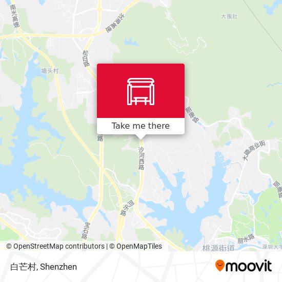 白芒村 map