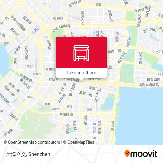 后海立交 map