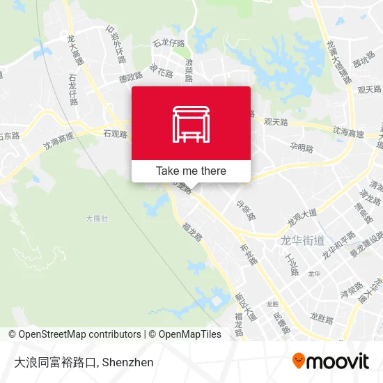 大浪同富裕路口 map