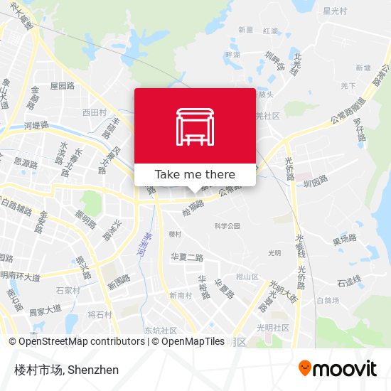 楼村市场 map