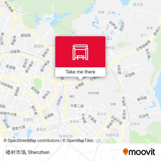 楼村市场 map