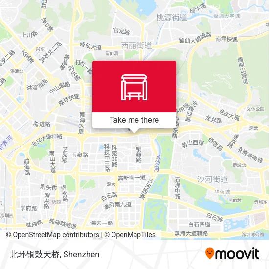 北环铜鼓天桥 map