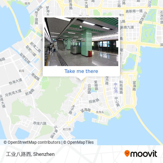 工业八路西 map