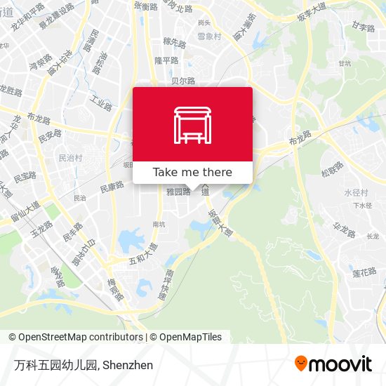 万科五园幼儿园 map