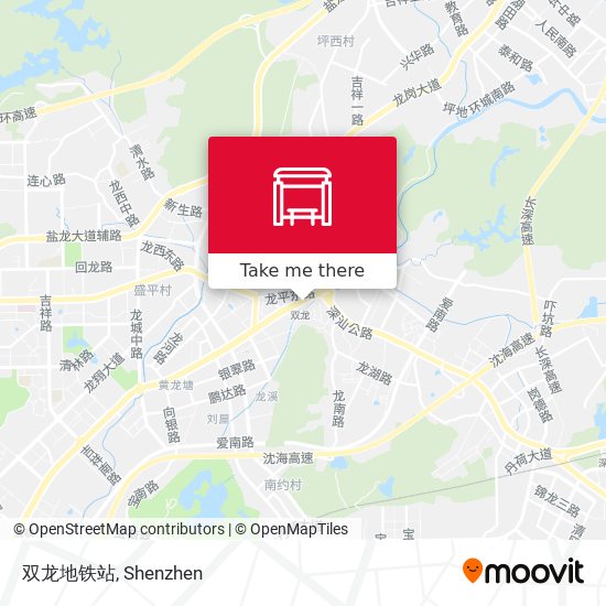 双龙地铁站 map