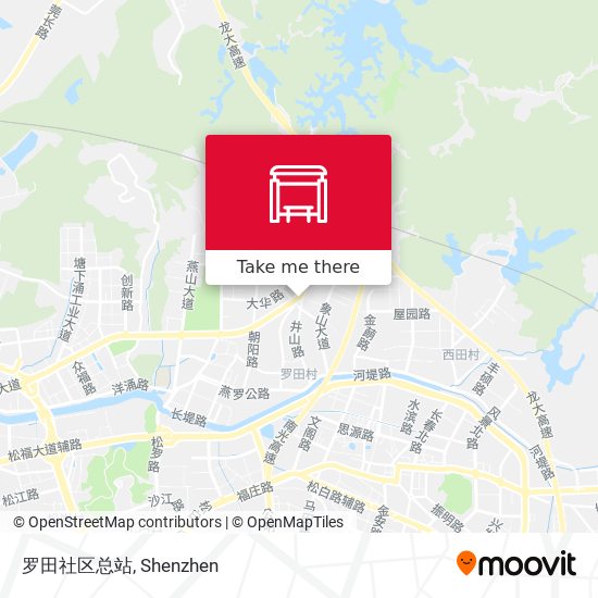 罗田社区总站 map