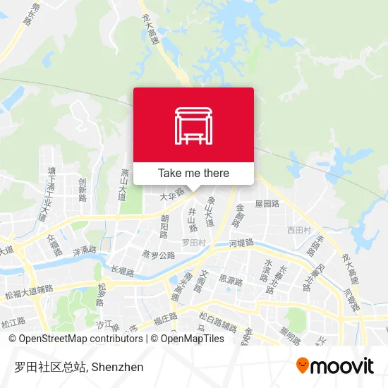 罗田社区总站 map