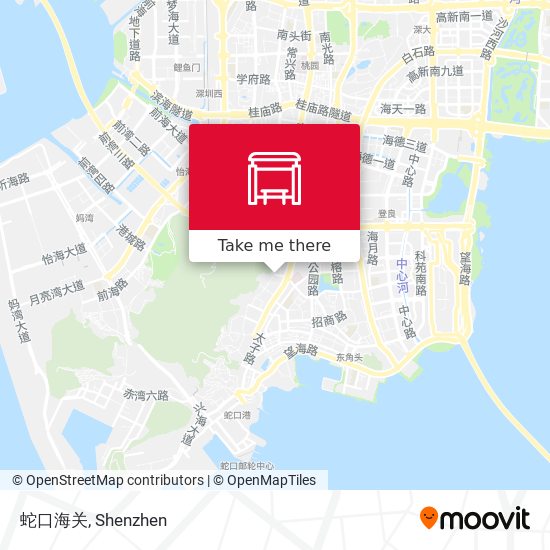 蛇口海关 map
