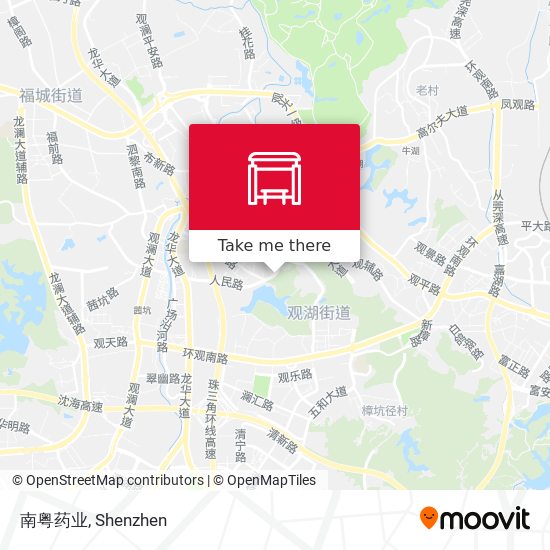 南粤药业 map
