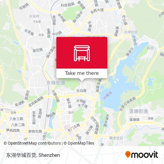 东湖华城百货 map