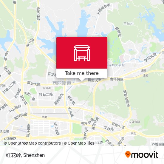 红花岭 map
