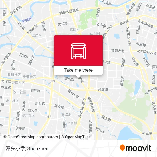 潭头小学 map