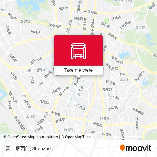 富士康西门 map