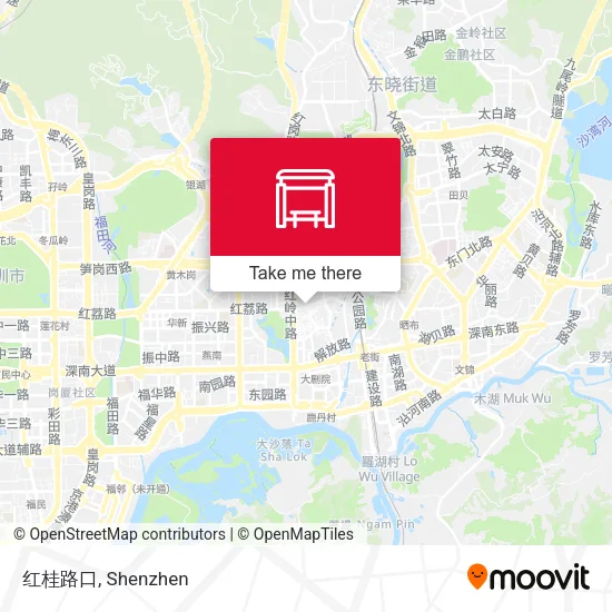 红桂路口 map
