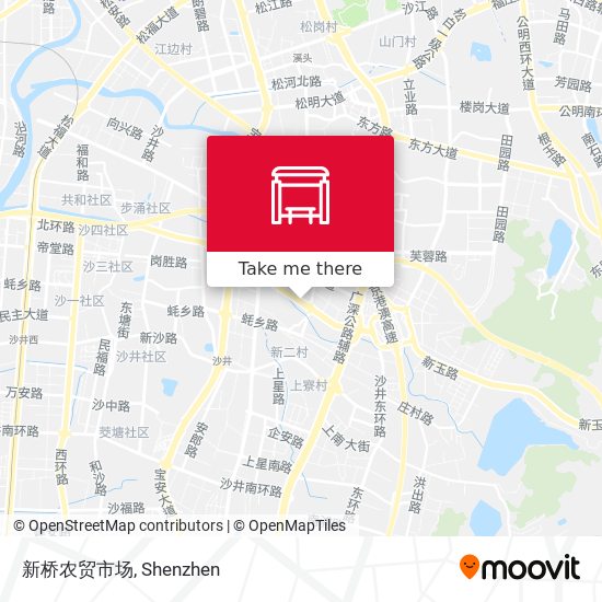 新桥农贸市场 map