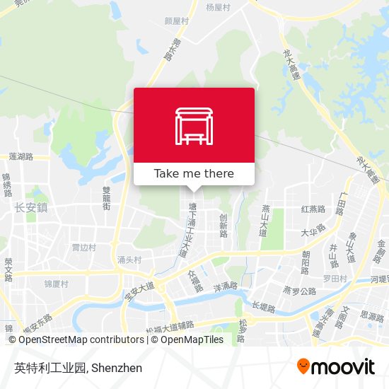 英特利工业园 map