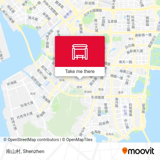南山村 map