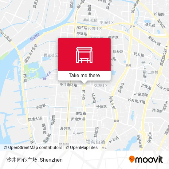 沙井同心广场 map