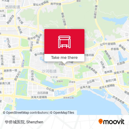 华侨城医院 map