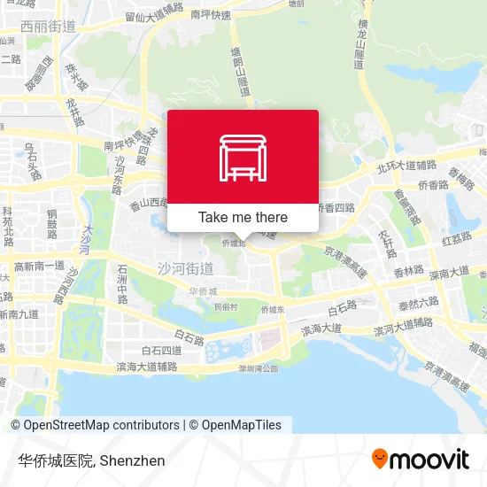 华侨城医院 map