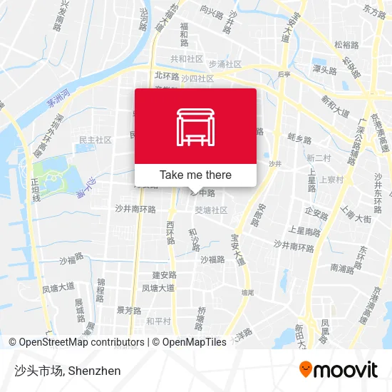 沙头市场 map