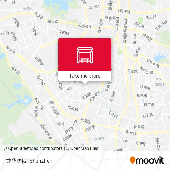 龙华医院 map