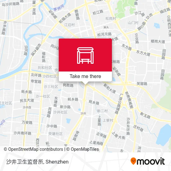 沙井卫生监督所 map