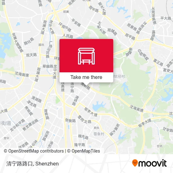 清宁路路口 map