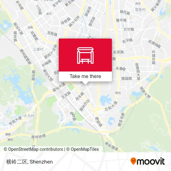 横岭二区 map