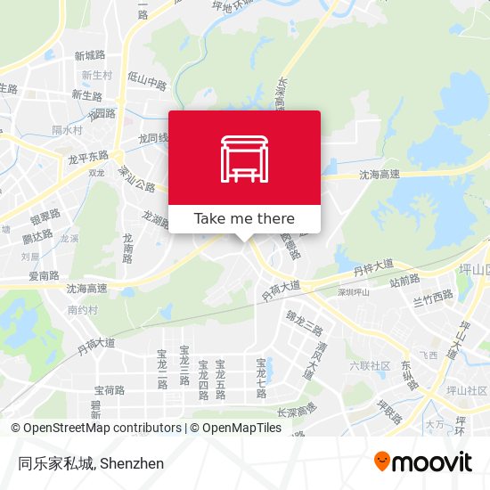 同乐家私城 map