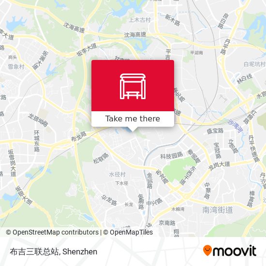 布吉三联总站 map