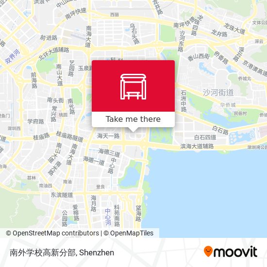 南外学校高新分部 map