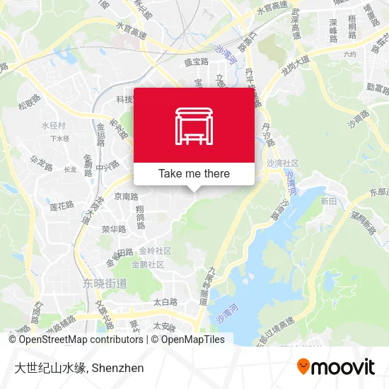 大世纪山水缘 map