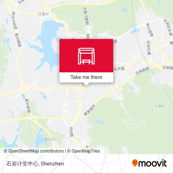 石岩计生中心 map