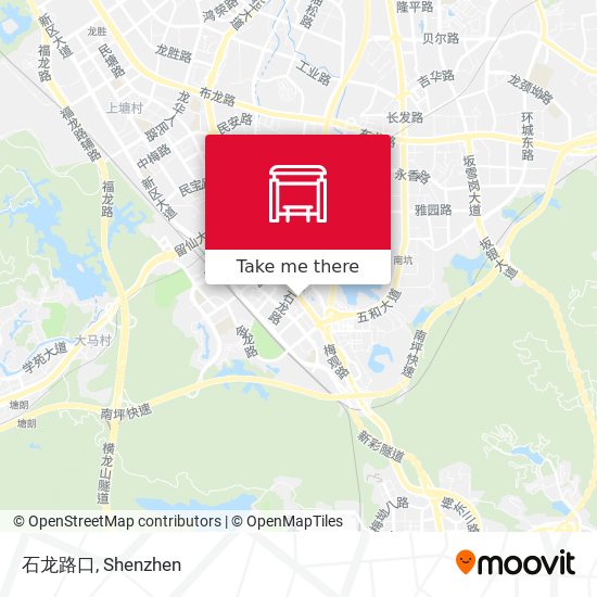 石龙路口 map