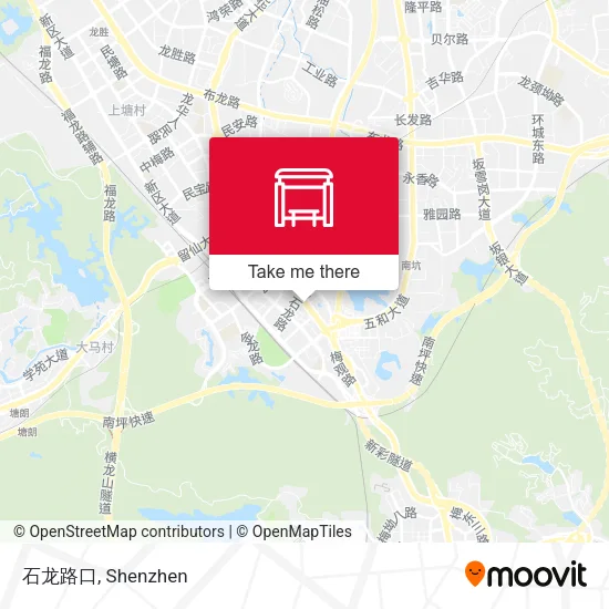 石龙路口 map