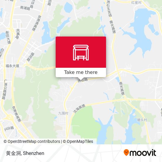 黄金洞 map