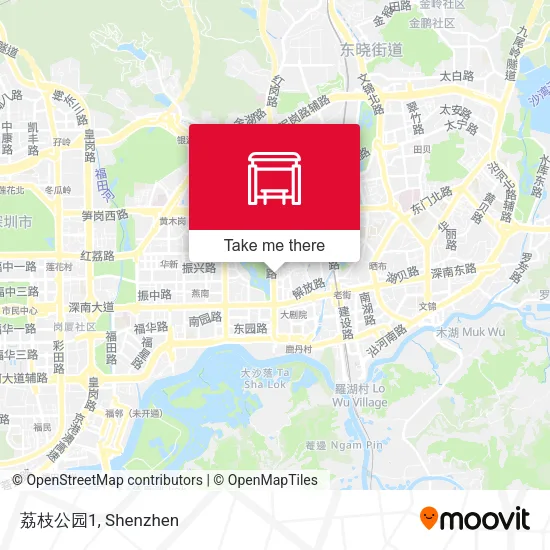 荔枝公园1 map