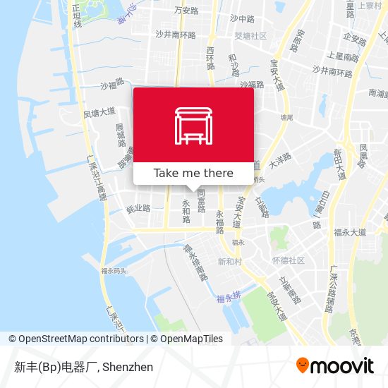新丰(Bp)电器厂 map