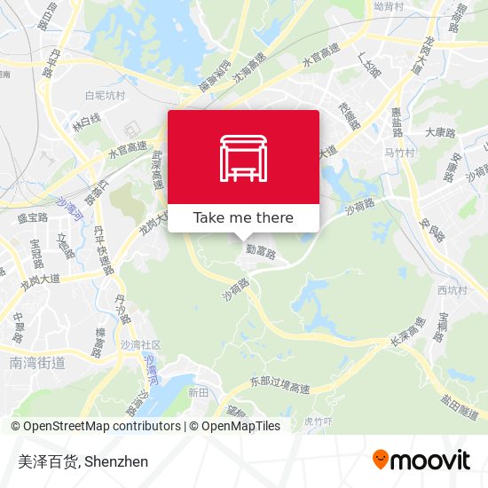 美泽百货 map