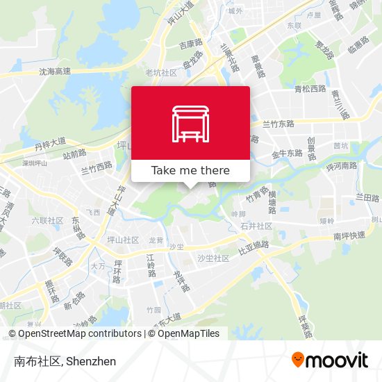 南布社区 map