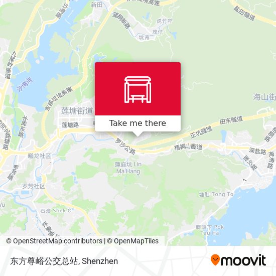 东方尊峪公交总站 map
