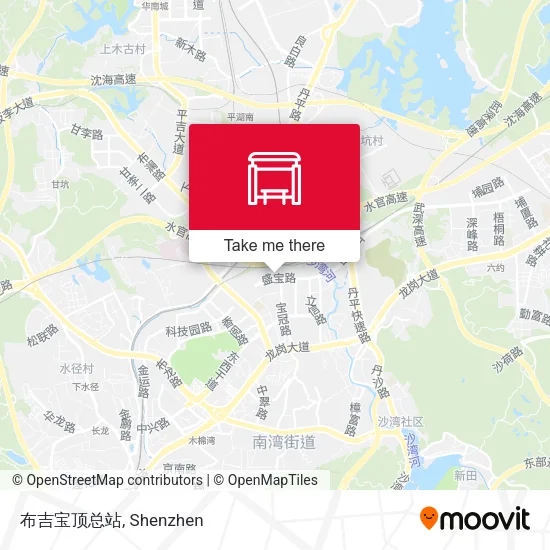 布吉宝顶总站 map