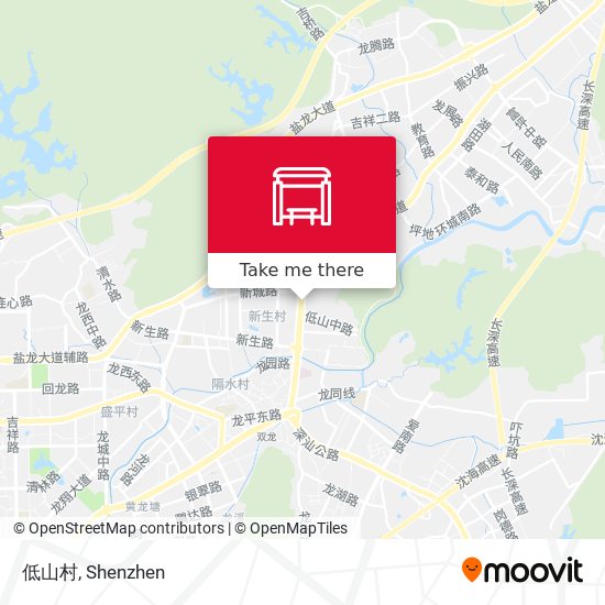 低山村 map